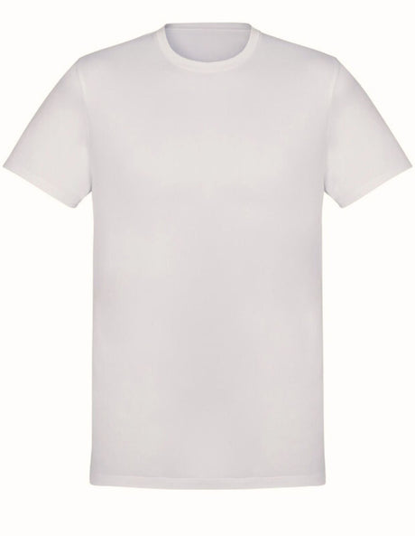 Mens Plain Off White T-Shirt - 100% Cotton Casual Basic Top