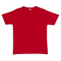 Mens Plain Red T-Shirt - 100% Cotton Casual Basic Top