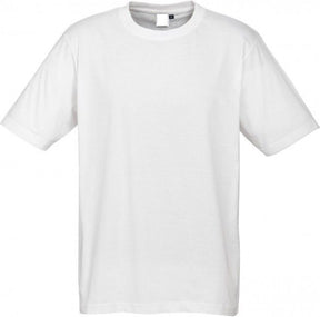 Plain 100% Cotton T-Shirt - Casual Basic Mens/Womens Tee Top - White