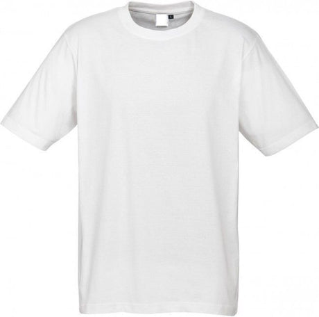 Mens Plain White T-Shirt - 100% Cotton Casual Basic Top