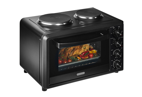 Morphy Richards 32L Benchtop Convection Oven w/ Hot Plates (MRBO32BLK2)