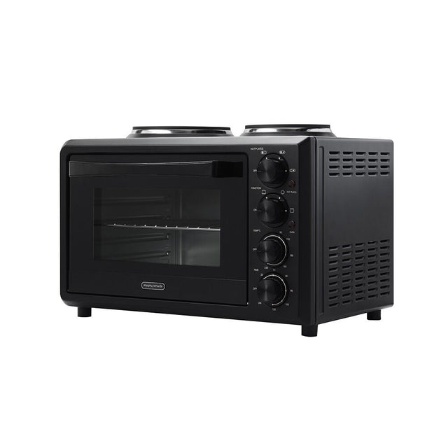 Morphy Richards 32L Benchtop Convection Oven w/ Hot Plates (MRBO32BLK2)