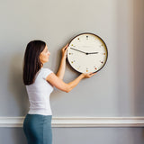 Newgate Mr Clarke Clock - Dark Wood & Dot Dial