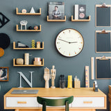 Newgate Mr Clarke Clock - Dark Wood & Dot Dial