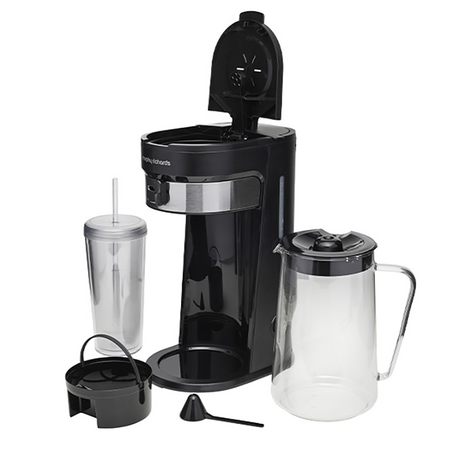 Morphy Richards Electric Iced Coffee Maker with 900ml Glass Carafe MRCM90BK