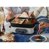 Morphy Richards 1400W Non-Stick Electric Multifunction Hot Pot Cooking Set (MRMP25WT)