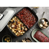 Morphy Richards 1400W Non-Stick Electric Multifunction Hot Pot Cooking Set (MRMP25WT)