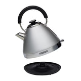 Morphy Richards Venture 1.5L Traditional Pyramid Kettle Steel Grey