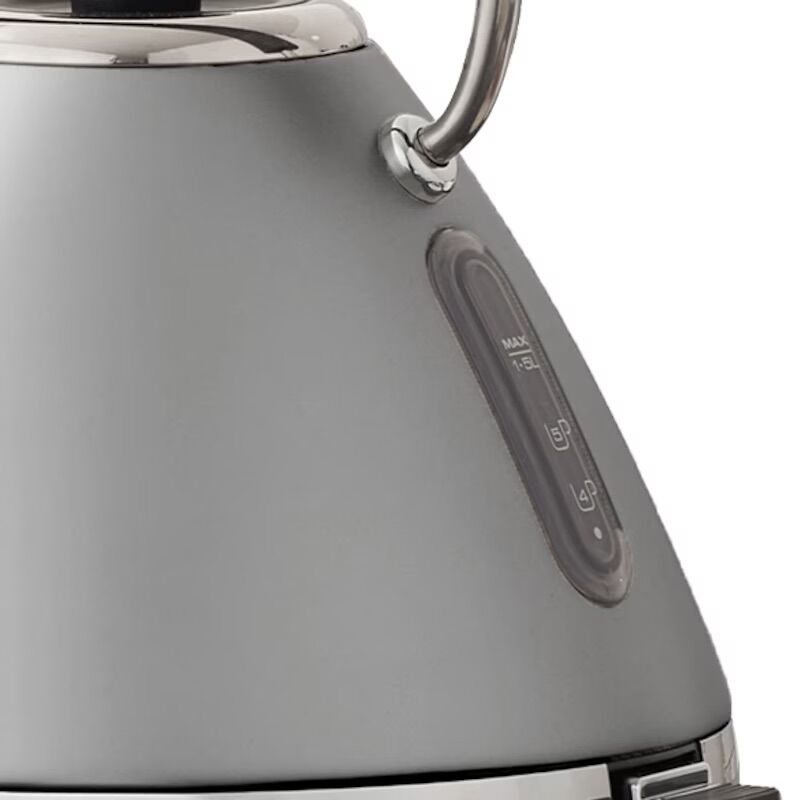 Morphy Richards Venture 1.5L Traditional Pyramid Kettle Steel Grey