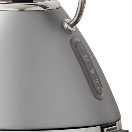 Morphy Richards Venture 1.5L Traditional Pyramid Kettle Steel Grey