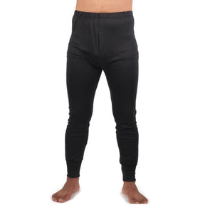 Merino Skins Mens Classic Long Johns - Navy (Wool Thermal Underwear Pants)