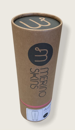 MERINO SKINS Womens Essential Legging Thermal Wool Underwear - Black