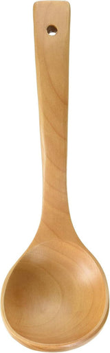 27cm Wooden Ladle Spoon Straight Straight Handle Soup Server