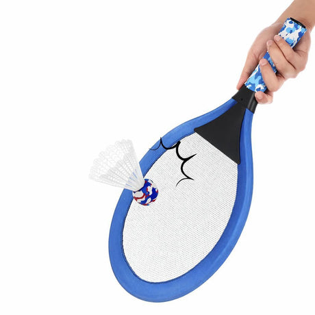 2x Kids Beach Backyard Tennis Racquets Badminton Training Rackets - Assorted Colours