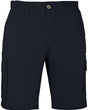 Mens 100% Cotton Cargo Shorts - Casual Work Wear Half Pants - Black