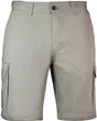 Mens Cargo Shorts 100% Cotton Casual Work Wear Half Pants Summer Army Military - Fawn - 36 (92cm)