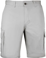 Mens 100% Cotton Cargo Shorts - Stone (Casual Work Wear Half Pants)