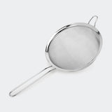 18cm Stainless Steel Mesh Strainer Sifter with Long Handle and Rest Hook