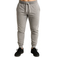 Mens Grey Skinny Track Pants - Slim Cuff Gym Trackies/Sport Joggers
