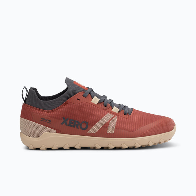Xero Womens Mesa Summit WP Barefoot Trail Running Shoes - Burnt Brick (Waterproof)
