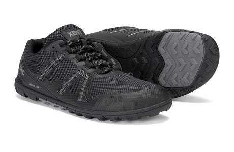 Xero Mens Mesa Trail WP Barefoot Trail Running Shoes - Black (Waterproof Zero Drop Sneakers/Runners)