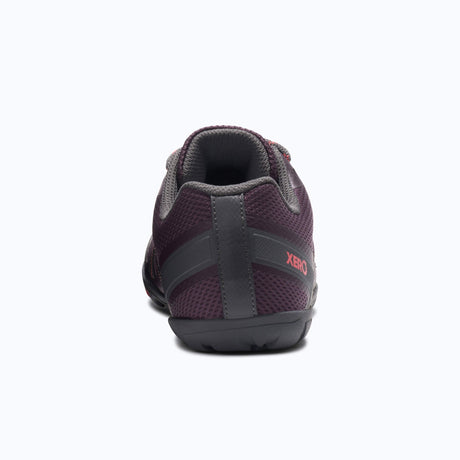 Xero Womens Mesa Trail WP Barefoot Trail Running Shoes - Plum Perfect/Sunset Coral (Waterproof Sneakers)