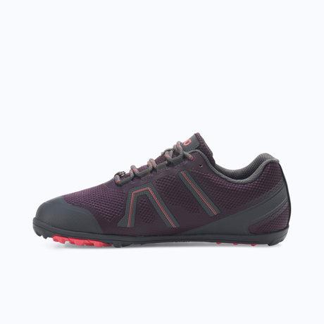 Xero Womens Mesa Trail WP Barefoot Trail Running Shoes - Plum Perfect/Sunset Coral (Waterproof Sneakers)