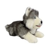 Bocchetta Marbles 28cm Floppy Husky Puppy Plush Toy (Realistic Stuffed Animal Dog Gift)