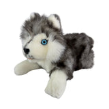 Bocchetta Marbles 28cm Floppy Husky Puppy Plush Toy (Realistic Stuffed Animal Dog Gift)