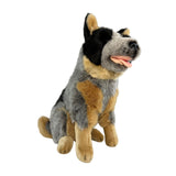 Bocchetta Marshall 30cm Sitting Blue Heeler Cattle Dog Plush Toy (Australian Stuffed Animal Gift)