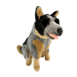 Bocchetta Marshall 30cm Sitting Blue Heeler Cattle Dog Plush Toy (Australian Stuffed Animal Gift)