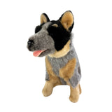 Bocchetta Marshall 30cm Sitting Blue Heeler Cattle Dog Plush Toy (Australian Stuffed Animal Gift)