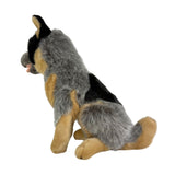 Bocchetta Marshall 30cm Sitting Blue Heeler Cattle Dog Plush Toy (Australian Stuffed Animal Gift)