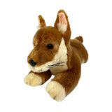 Bocchetta Max 33cm Floppy Dingo Puppy Plush Toy - Tan (Australian Stuffed Animal Souvenir Gift)