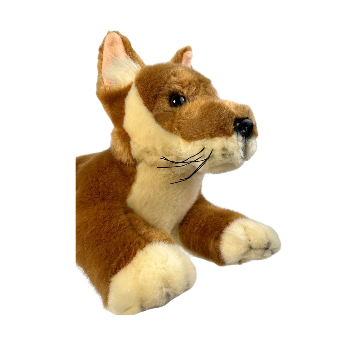 Bocchetta Max 33cm Floppy Dingo Puppy Plush Toy - Tan (Australian Stuffed Animal Souvenir Gift)