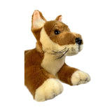 Bocchetta Max 33cm Floppy Dingo Puppy Plush Toy - Tan (Australian Stuffed Animal Souvenir Gift)