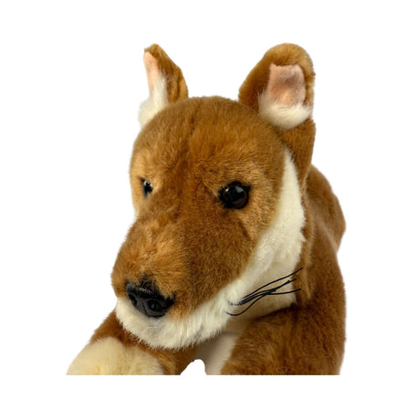 Bocchetta Max 33cm Floppy Dingo Puppy Plush Toy - Tan (Australian Stuffed Animal Souvenir Gift)