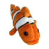 Bocchetta 13cm Mini Clownfish Plush Toy (Stuffed Animal Sea Life Keyring Gift)