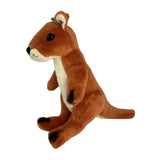 Bocchetta 13cm Mini Red Kangaroo Plush Toy (Australian Stuffed Animal Souvenir Keyring Gift)