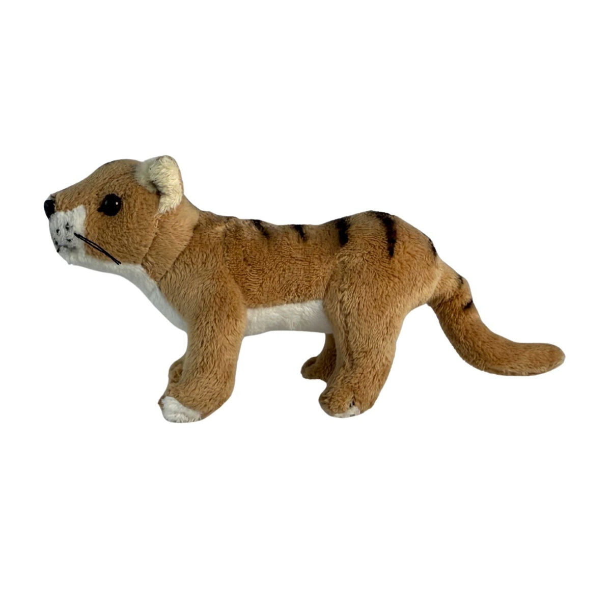 Bocchetta 14cm Mini Tasmanian Tiger Plush Toy (Australian Stuffed Animal Souvenir Keyring Gift)