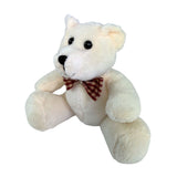 Bocchetta 12cm Mini Teddy Bear Plush Toy - Cream (Stuffed Animal Souvenir Keyring Gift)