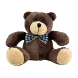 Bocchetta 12cm Mini Teddy Bear Plush Toy - Dark Brown (Stuffed Animal Souvenir Keyring Gift)