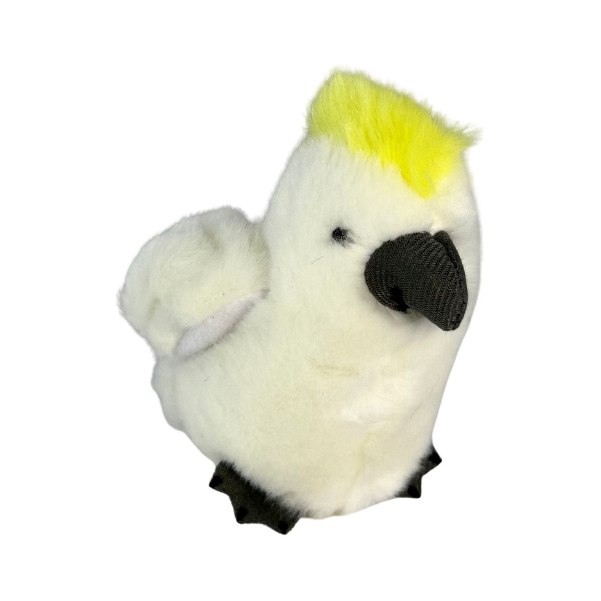 Bocchetta 12cm Mini Sulphur-Crested Cockatoo Plush Toy (Australian Stuffed Animal Souvenir Keyring Gift)