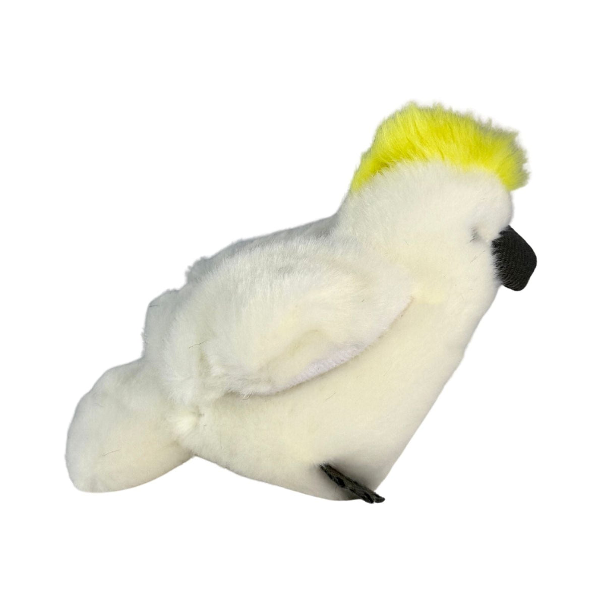 Bocchetta 12cm Mini Sulphur-Crested Cockatoo Plush Toy (Australian Stuffed Animal Souvenir Keyring Gift)