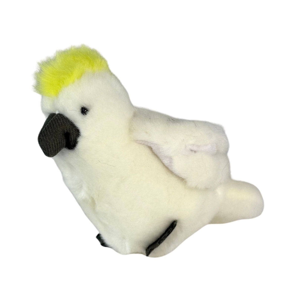 Bocchetta 12cm Mini Sulphur-Crested Cockatoo Plush Toy (Australian Stuffed Animal Souvenir Keyring Gift)