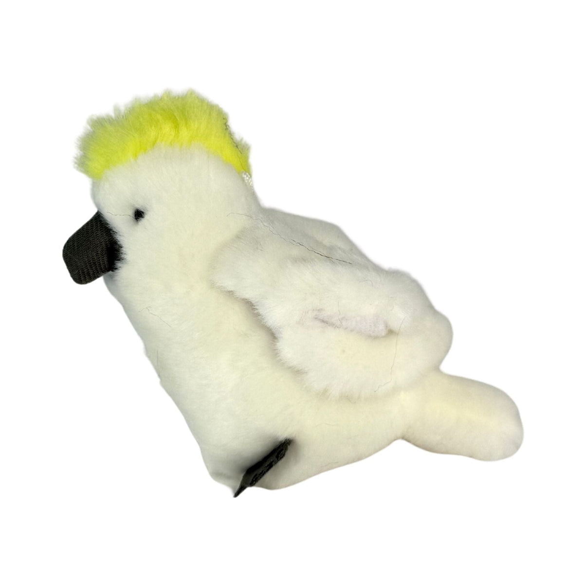 Bocchetta 12cm Mini Sulphur-Crested Cockatoo Plush Toy (Australian Stuffed Animal Souvenir Keyring Gift)