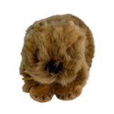 Bocchetta 14cm Mini Wombat Plush Toy (Australian Stuffed Animal Souvenir Keyring Gift)