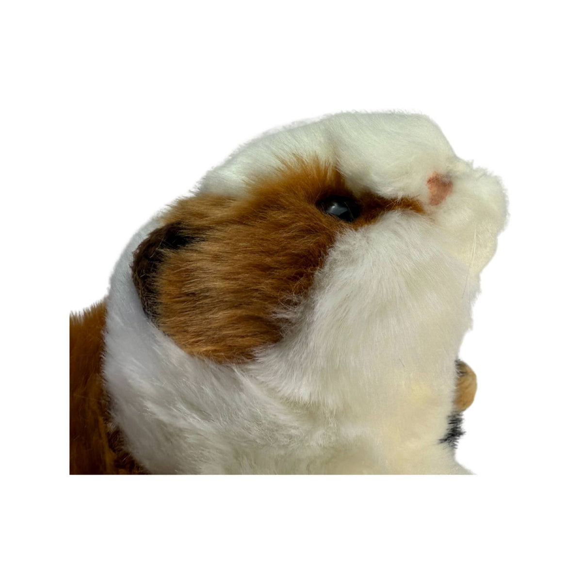 Bocchetta Mocca 10cm Standing Guinea Pig Plush Toy - Tricolour (Realistic Stuffed Animal Farm Gift)