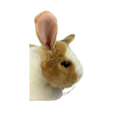 Bocchetta Mopsy 25cm Standing Bunny Rabbit Plush Toy - Brown/White (Realistic Stuffed Animal Easter Gift)