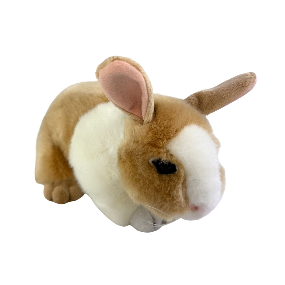 Bocchetta Mopsy 25cm Standing Bunny Rabbit Plush Toy - Brown/White (Realistic Stuffed Animal Easter Gift)